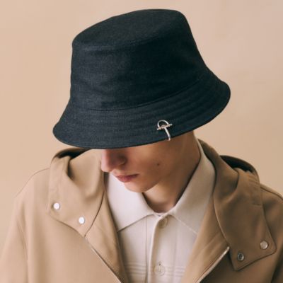 メンズ カシミヤニットキャップ＆レザーグローブ | Hermès - エルメス